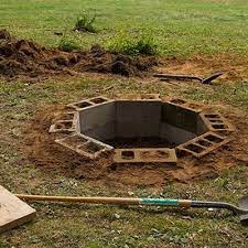 This empty side is where the woods will be, so you can enjoy the moment like when you are in a bonfire. Diy In Ground Fire Pit Backyard Fire In Ground Fire Pit Backyard Landscaping