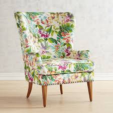 Asher Tropical Print Armchair Pier 1 Imports Gestoffeerde Stoelen Stoelen