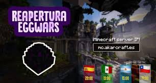 Los mejores servers de minecraft en españolnopremium minecraft eggwars. Akarcraft Sur Twitter Reapertura De Eggwars El Dia Viernes 26 De Abril Volvera La Modalidad De Eggwars A La Red Ya Que Mucha Gente Lo Ha Pedido Desde Hace