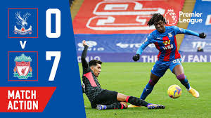 Roberto firmino and mohamed salah both scored twice while takumi minamino, sadio mane and jordan henderson were also on the scoresheet. Palace 0 7 Liverpool Match Action Youtube