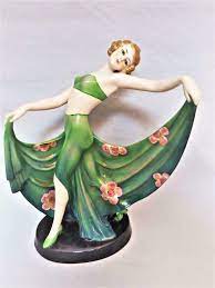 Buy art deco figurine and get the best deals at the lowest prices on ebay! Floral Byzanthine Rare Art Deco Figurine Very Rare Vintage Swedish Art Deco Figure Pierrot By Hackefors Etsy I Dare Say This Is A Rare Piece As I Can Only Find One