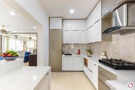 A Simple 3bhk At Mahindra Windchimes In 2020 Kitchen Interior Used Kitchen Cabinets Apartment Interior