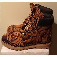 Black And Gold Timberlands Black And Grey Tattoo Sleeve Custom Timberland S 350 Liked On Polyvore Featuring Shoes Boots Waterproof Shoes Timberland Boots Boots Timberlands Shoes