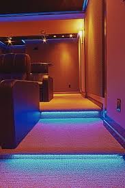 Home Theater Design Ideas Pictures Remodel And Decor Led Stair Lights Stair Lights Ambiance Lighting