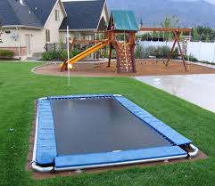 Good Morning Friends I Want To Start Today With Something Fun That I Found I Have Never Seen Amenagement Exterieur Trampoline Au Sol Trampoline En Contrebas