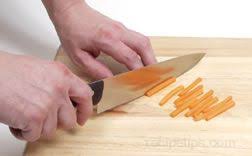 Well, if the strips are longer and thinner than a matchstick, the more proper term would be. Julienne Carrots How To Cooking Tips Recipetips Com