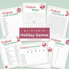 From the meaning of mistletoe to the original date and st. Free Printable Christmas Games For Adults And Older Kids