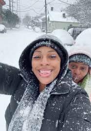 Snow in Nola🥰❄️ #foryoupage #neworleans #snowday