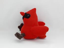 Cardinal Plush Toy Bird Plushie Red Cardinal Bird Stuffed Etsy Bird Toys Plush Toy Plushies