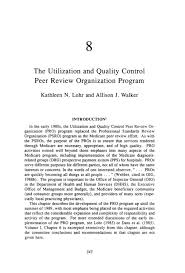 8 The Utilization And Quality Control Peer Review