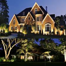 Many security lights also include dusk to dawn or motion sensor features and turn on and off only when needed without you having to remember to flip a switch. Zuckeo Landscape Lights 5w 12v 24v Led Pathway Lights Waterproof Warm White Outdoor Spotlights Walls Trees Flags Flood Lights 4 Pack Landscape Lighting Procomrealty Patio Lawn Garden