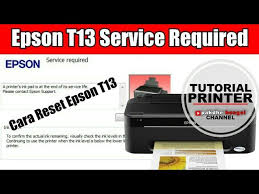 Get unsurpassed and affordable printing efficiency and save more with the epson inkdividual cartridges in this epson inkjet printer. Service Required Epson T13 Cara Reset Printer Epson T13 Printer Epson T13 Blink Youtube