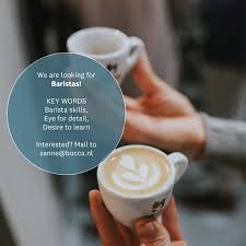 Check spelling or type a new query. Bocca Coffee On Twitter We Are Hiring For Our Bar At Kerkstraat 96 We Re Looking For Experienced Baristas Interested Go To Https T Co 8g57oatzzi Or Directly Mail To Sanne Bocca Nl Barista Joboffer Workincoffee Espressobar Https T Co
