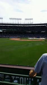 Wrigley Field Section Bleachers Home Of Chicago Cubs