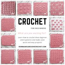 Also i use us crochet terminology!here. Dishcloth Crochet Along Cal New Stitch A Day Cal Oombawka Design Crochet