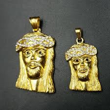 Only 2 available and it's in 1 person's cart. Gold Plated Stainless Steel Jesus Piece Pendants Necklace Hip Hop Jewelry 18k Gold Jesus Crystal Chains Pendants For Christmas Buy Jesus Piece Jesus Piece Pendant Necklace Jesus Piece Chain Product On Alibaba Com