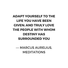 Stoic Inspiration Quotes Marcus Aurelius Meditations Adapt Yourself To The Life You Have Been Given Framed Print By Ideasforartists Stoicism Quotes Stoic Quotes Inspirational Quotes