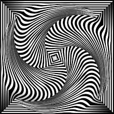 Abstract Black And White Vector Art Stock Vector Opt Art Optical Illusions Art Background