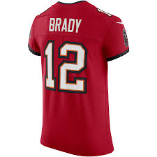 Jersey as a symbol of their logo. Men S Nike Tom Brady Red Tampa Bay Buccaneers Vapor Elite Jersey