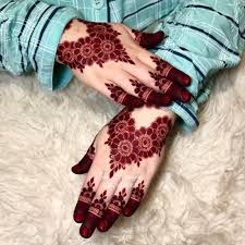 1061 hal hal yang perlu kamu perhatikan sebelum memakai henna. Inai Lukis Simple Cantik