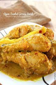 Ayam Sambal Goreng Sereh Chicken In Spicy Lemongrass Sauce Recipe Malay Food Malaysian Food Recipes