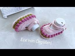 Gul Beste Kreasyonu Kiz Bebek Ayakkabisi Tomurcuk Model Bebek Orgu Ayakkabi 3 6 Ay Bebek Icin Patik Youtube 2021 Orgu Patikler Tig Isi Bebek