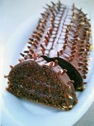 Srnci Hrbet This Czech Recipe For Mock Saddle Of Venison Cake Or Srnci Hrbet Is Made In A Special M Chocolate Almond Cake Almond Torte Recipes Greek Sweets