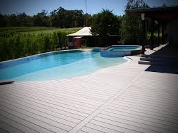 Composite Deck Around Pool Luxury Swimming Pools Swimming Pool Designs Beach Entry Pool