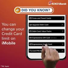 Icici credit card travel offers. Icici Bank Manage Credit Card Limit On Imobile Facebook