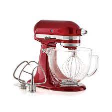 Kitchenaid mixer artisan 5 qt crate and barrel. Kitchenaid Artisan Design Series 5 Quart Tilt Head Candy Apple Red Stand Mixer With Glass Bowl Reviews Crate And Barrel