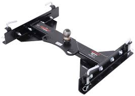 Using a gooseneck hitch as opposed to a fifth wheel is a cheaper and more easier to install option for hauling heavy trailer loads with your truck. Demco Hijacker Sl Series Gooseneck Trailer Hitch For 5th Wheel Rails 25 000 Lbs Demco Gooseneck Hitch Dm5992