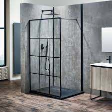 Aquaglass Velar Crittall Shower Screen 1200mm Shower Screen Bathroom Trends Shower Enclosure