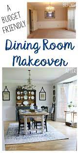A Budget Friendly Dining Room Makeover Cheap Home Decor Dining Room Makeover Affordable Home Decor