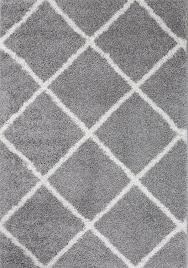 Schauen sie doch mal nach, was tepgo auszeichnet! Moderne Shaggy Hochflor Teppiche Rauten Design In Creme Beige Grau Schwarz Ceres Webshop