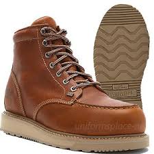 Details About Timberland Pro Work Boots Mens Barstow Wedge Safety Toe 88559 Leather Moc Toe