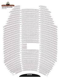 bob hope theatre seat map elcho table