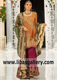 To glam up a desi wedding, a traditional pakistani wedding dresses are always the preferred choice among pakistani women. Best 2020 Pakistani Bridal Wear Dealer Miami Fl Designer Aisha Imran Bridal Angrakha Designs With Price In The United States Shop Pakistani Indian Bridal Wear Online Bridal Outfits Retail Store Wedding Bride