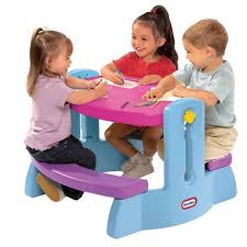 Adjust N Draw Table Pink For 49 99 Littletikes Little Tikes Picnic Table With Umbrella Kids Picnic Table