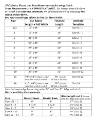 image result for pillowcase dress pattern size chart