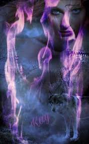 Metal Love Purple Beautiful Art It Reminds Me Of The Northern Lights In Alaska Wolves And Women People Art Cute Wallpaper Backgrounds