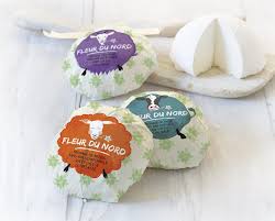 Quatre Mains Package Design Package Design Fleur Du Nord Damse Kaasmakerij Cheese Packaging Belgium Cheese Packaging Packaging Design Cheese Labels