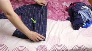You will need to pull and stretch to make it smooth before cutting. How To Fold Clothes Fast With Pictures Wikihow