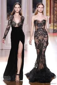Zuhair Murad Black Lace Gown Gorgeous Gowns Couture Dresses