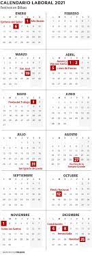 España archivada la denuncia de vox contra la directora de la guardia civil por participar en un acto del psoe. Calendario Laboral De Bilbao Para 2021 El Correo