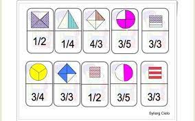 Você pode usar a matemática com o objetivo de entreter enquanto ensina, fazendo jogos matemáticos. Domino De Fracciones Para Imprimir Pdf Planeaciones Gratis Domino De Fracciones Fracciones Fracciones Para Primaria