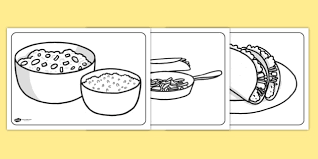 Select from 35915 printable coloring pages of cartoons, animals, nature, bible and many more. Mexican Food Colouring Pages Teacher Made