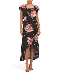 Juniors Floral Hi Lo Maxi Dress Juniors Marshalls In 2020 Junior Maxi Dresses Maxi Dress Dresses