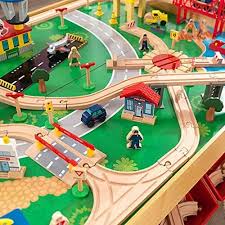 Hape railway bucket builder train set. Kidkraft 17850 Waterfall Mountain Train Set And Table For Sale Online Ebay