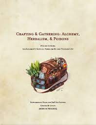 But before we delve too deeply let's see what xanathar's guide to everything says are contained within a set of. Crafting Gathering Alchemy Herbalism Poisons Flip Ebook Pages 1 15 Anyflip Anyflip