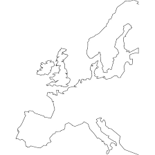 Moreover, geographic boundaries that run east to west appear as horizontal lines. Europe Outline Vector Map Free Vector Image In Ai And Eps Format Creative Commons License